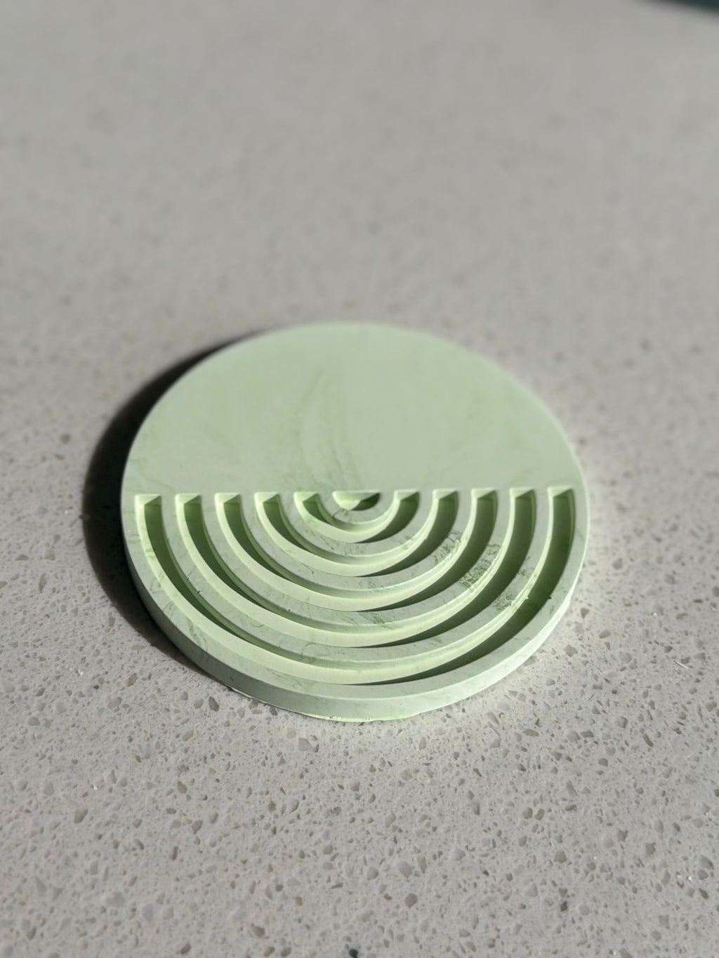 Arch & Concentric Ring Rippled Storage Tray