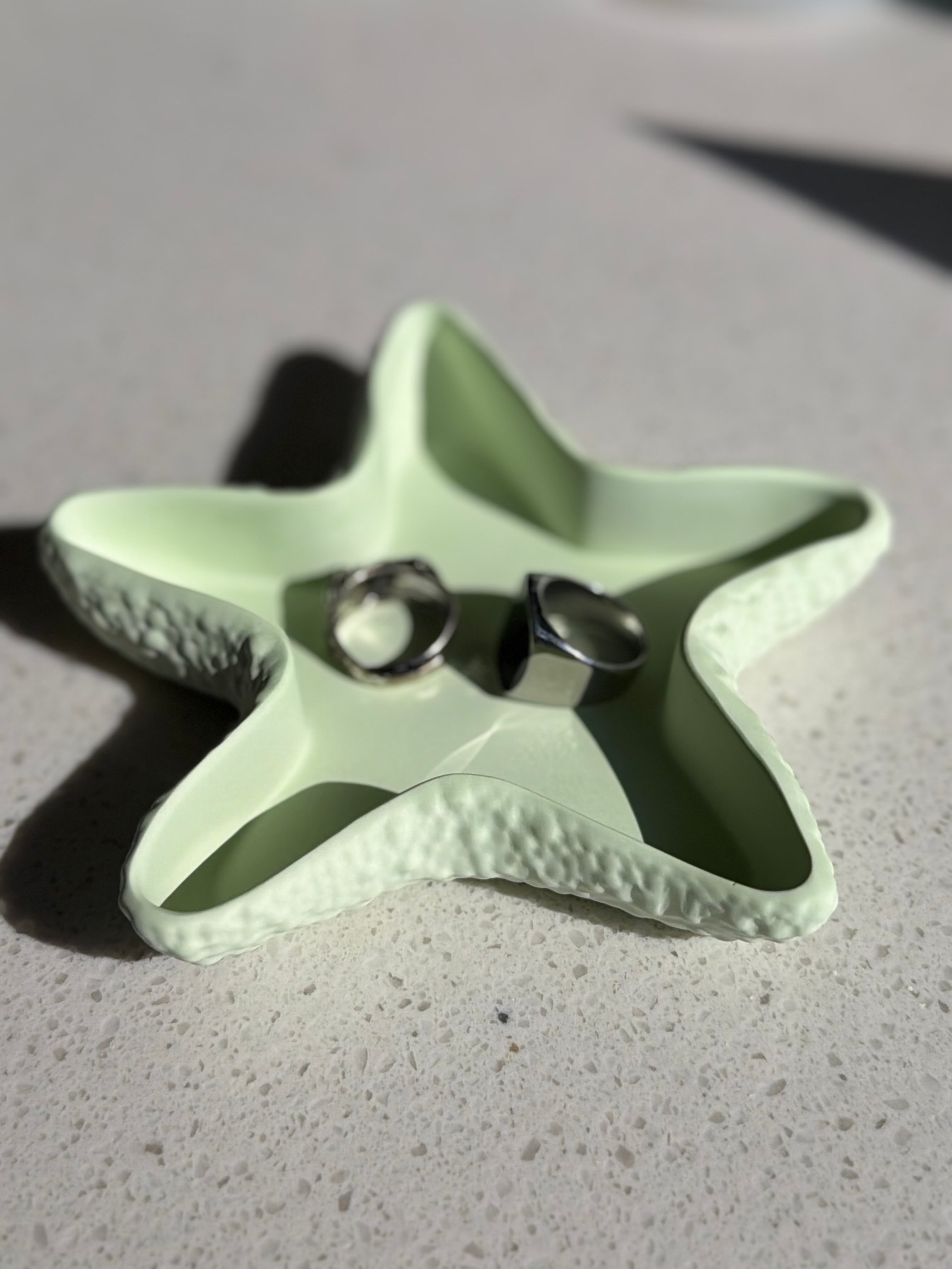 Coastal Starfish jewelry dish