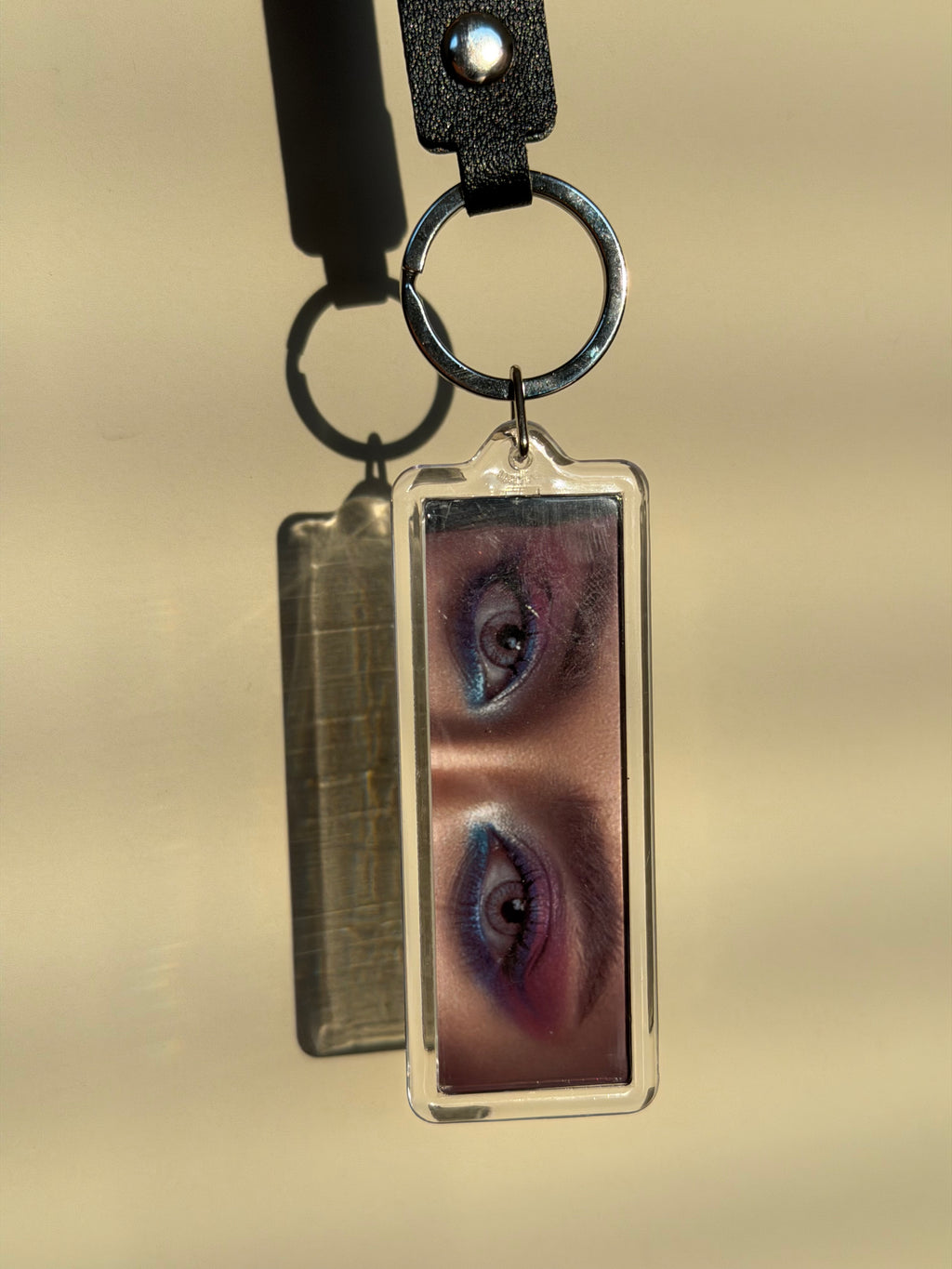 Personalized 1” x 3” Rectangle Photo Keychain