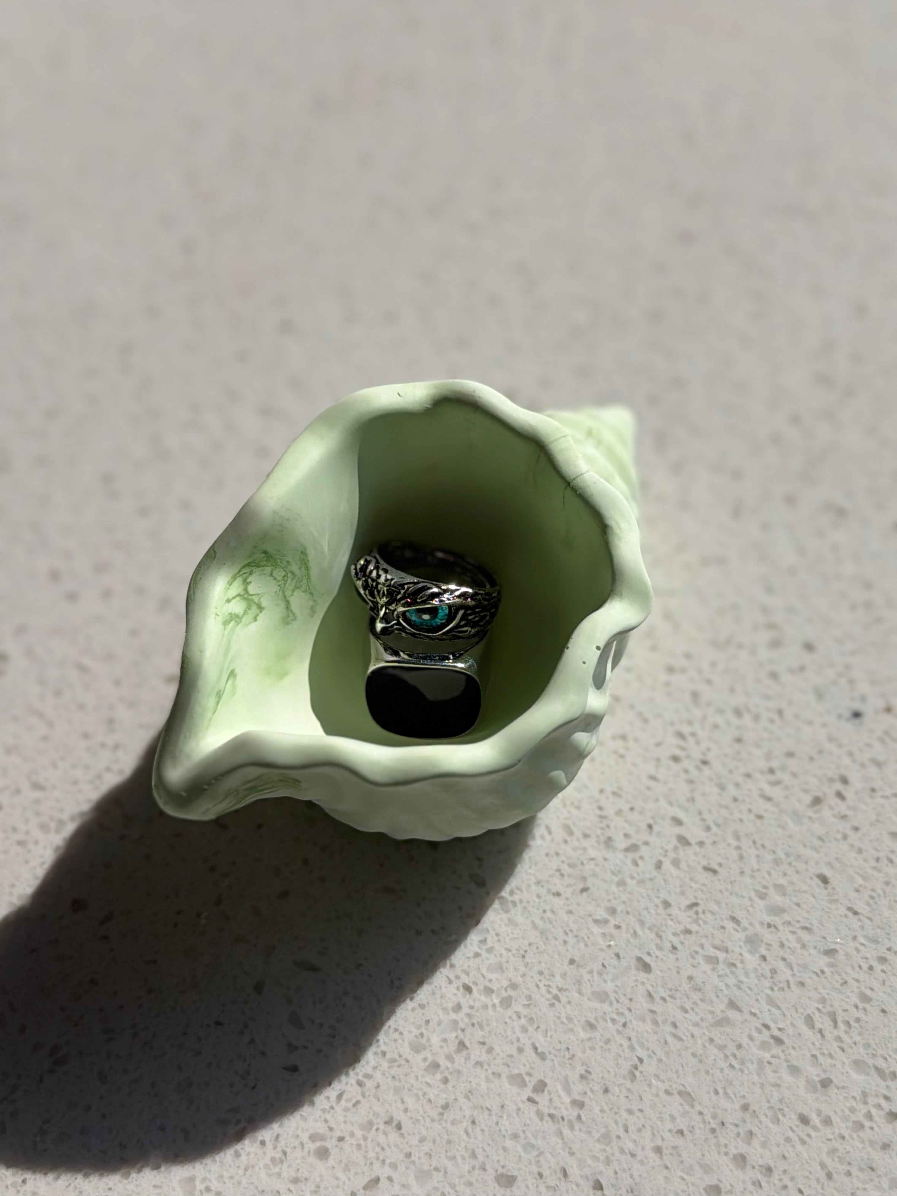 Ocean Conch Seashell Storage Bowl