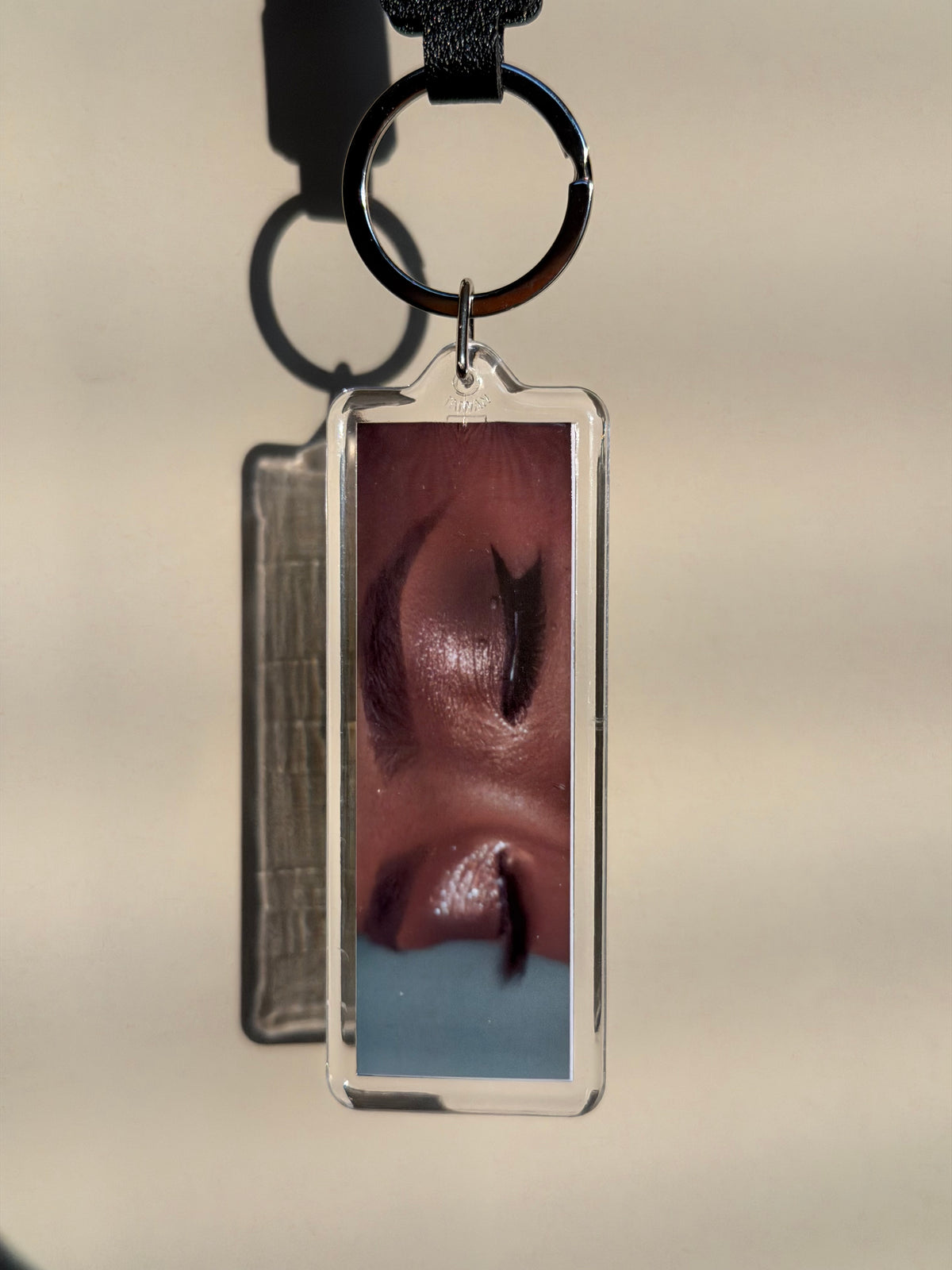 Personalized 1” x 3” Rectangle Photo Keychain