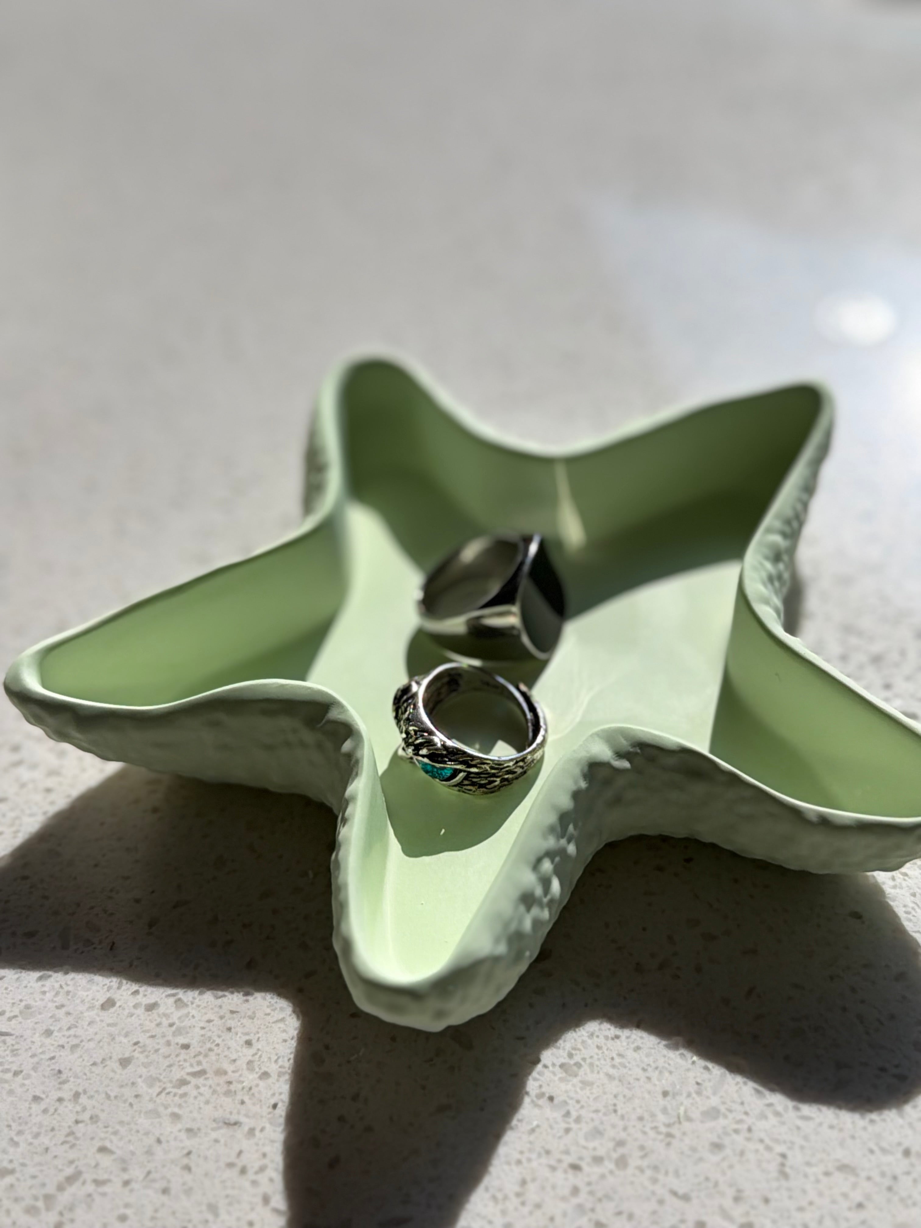Coastal Starfish jewelry dish