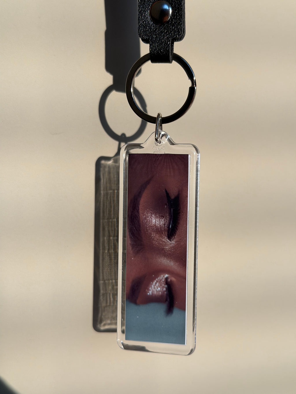 Personalized 1” x 3” Rectangle Photo Keychain