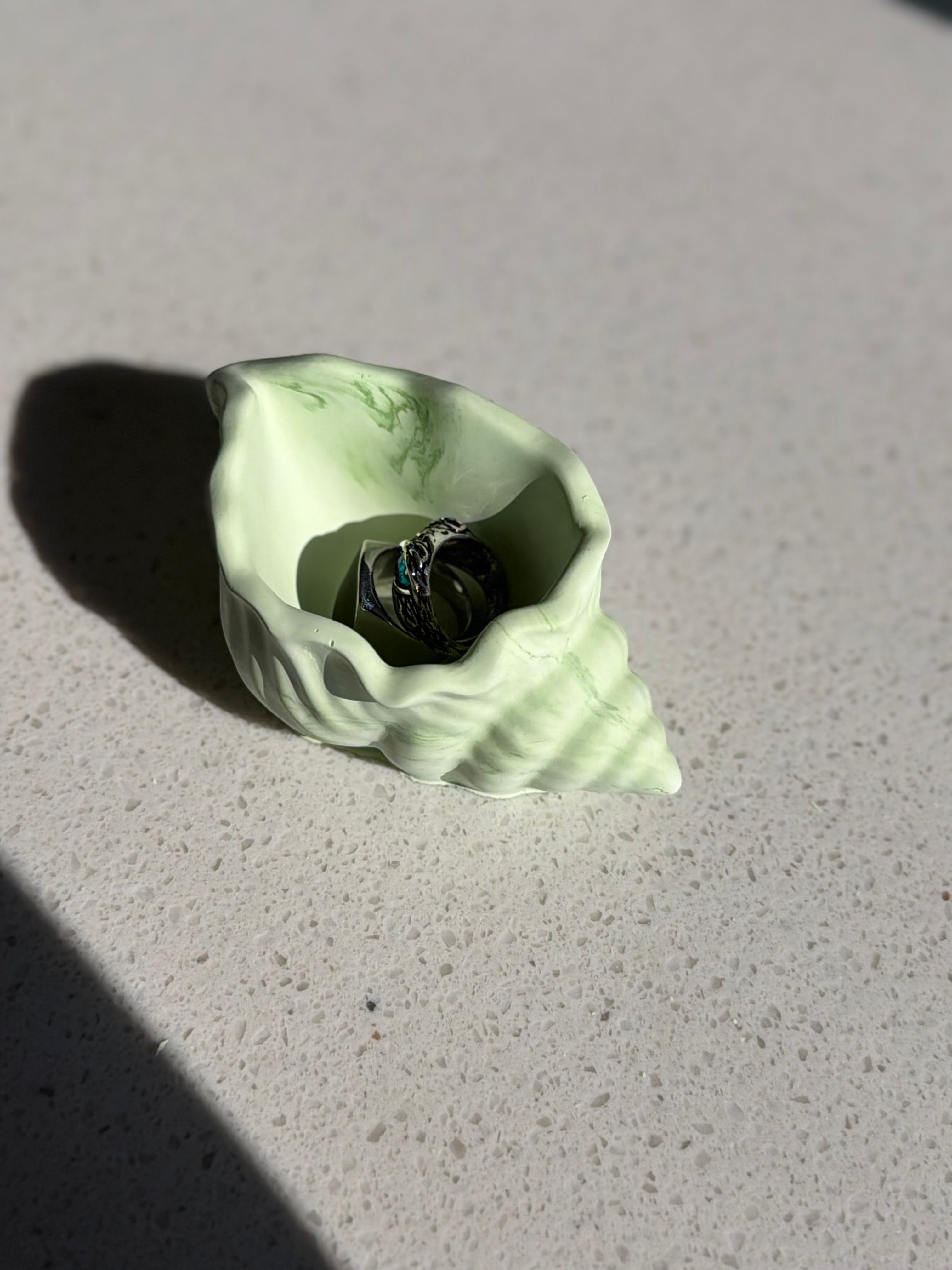 Ocean Conch Seashell Storage Bowl