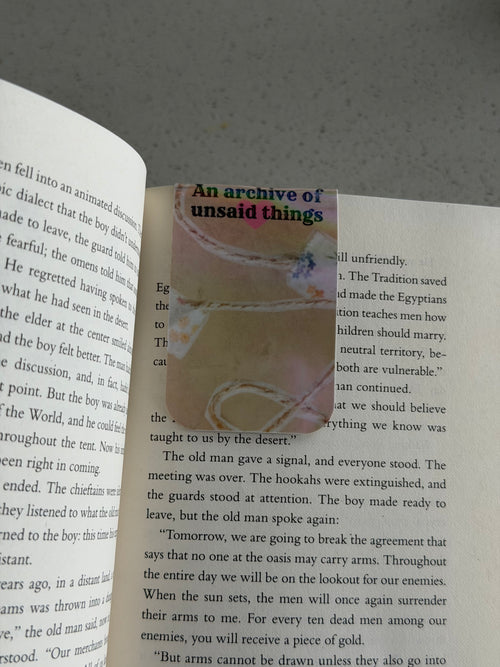 Archive of Unsaid Things - Magnetic Bookmark