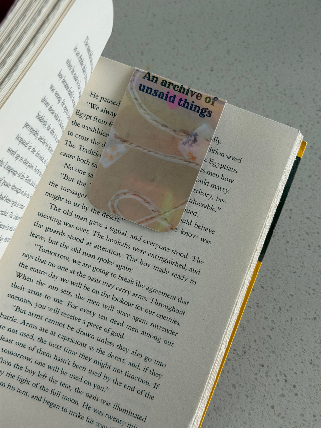 Archive of Unsaid Things - Magnetic Bookmark