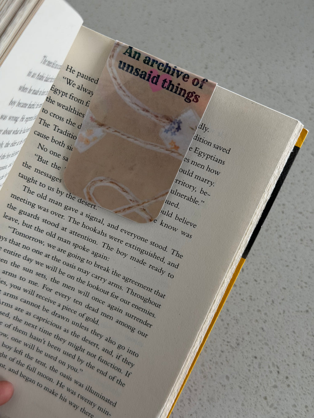 Archive of Unsaid Things - Magnetic Bookmark
