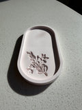 Round Tray - Flowers