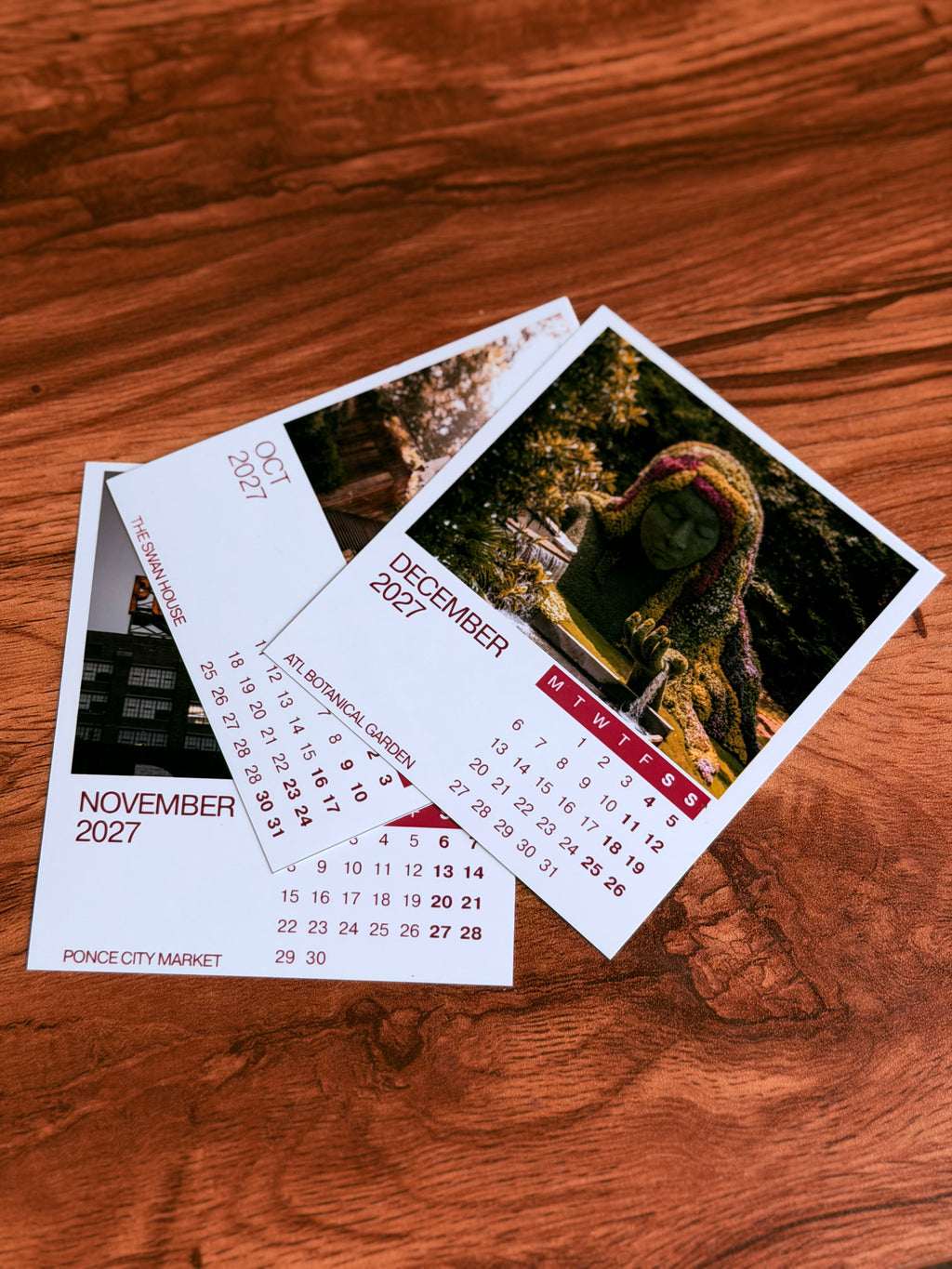 A Year (12 months) in Moments – Magnetic Calendar