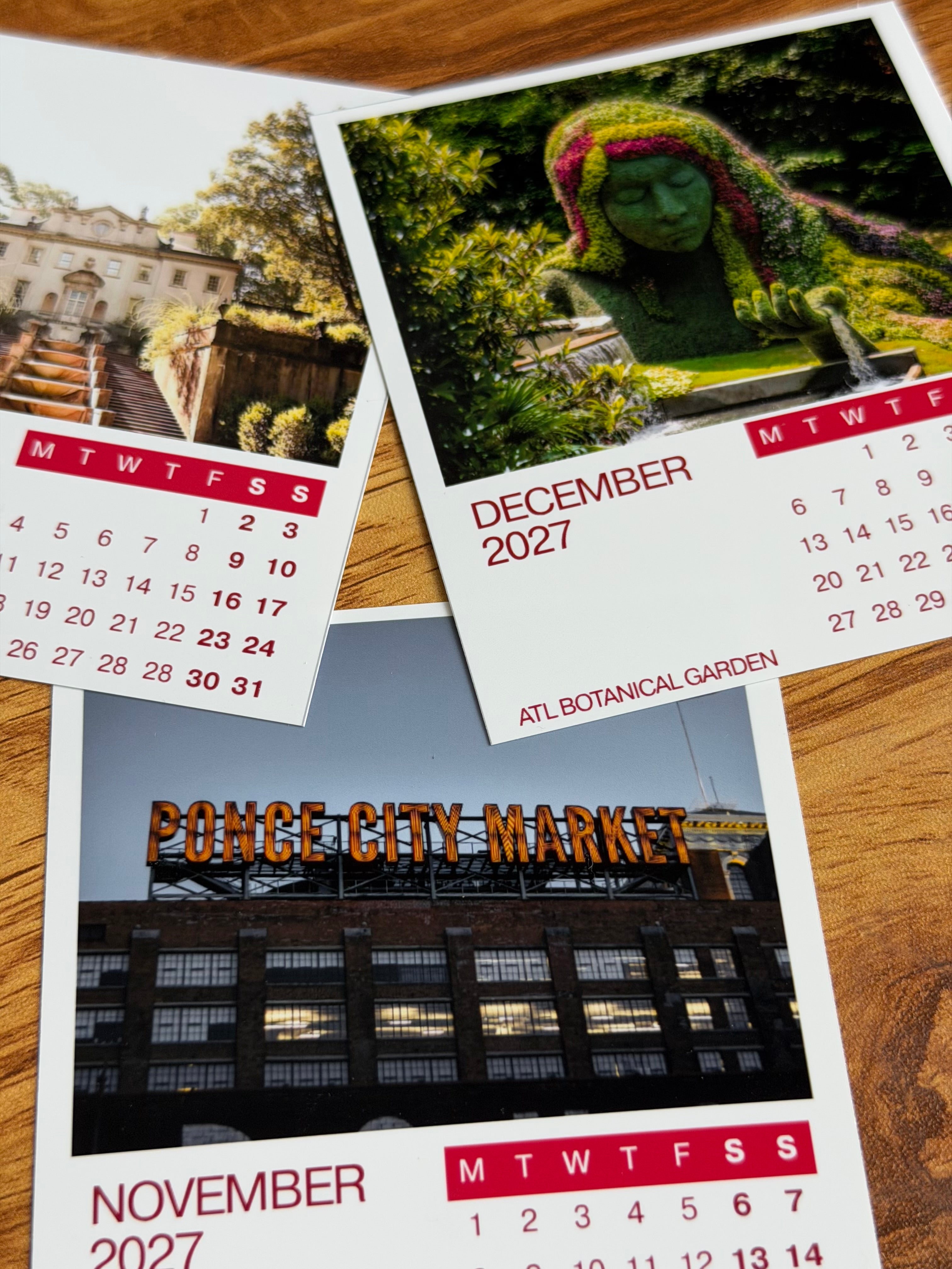 A Year (12 months) in Moments – Magnetic Calendar