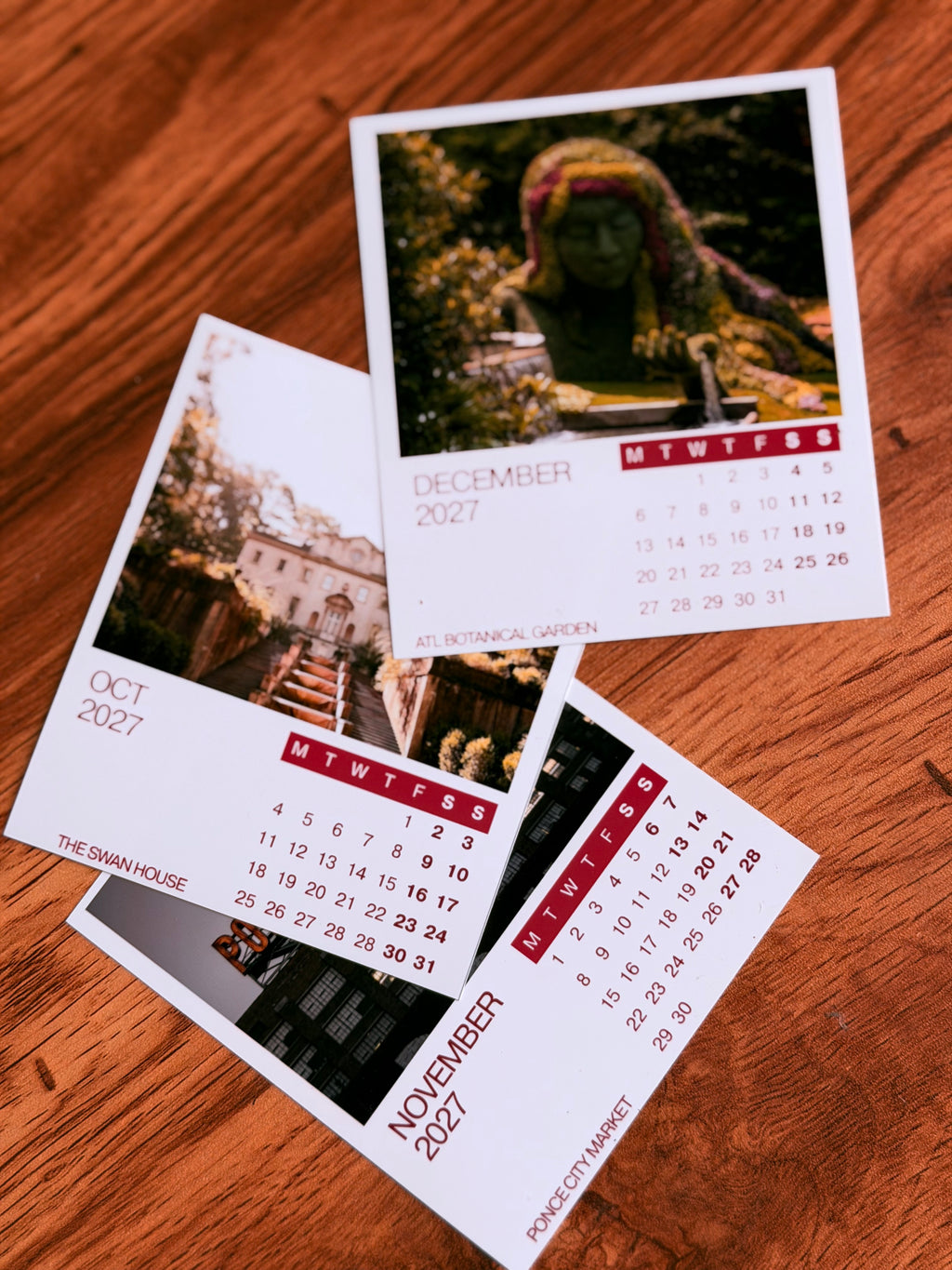 A Year (12 months) in Moments – Magnetic Calendar