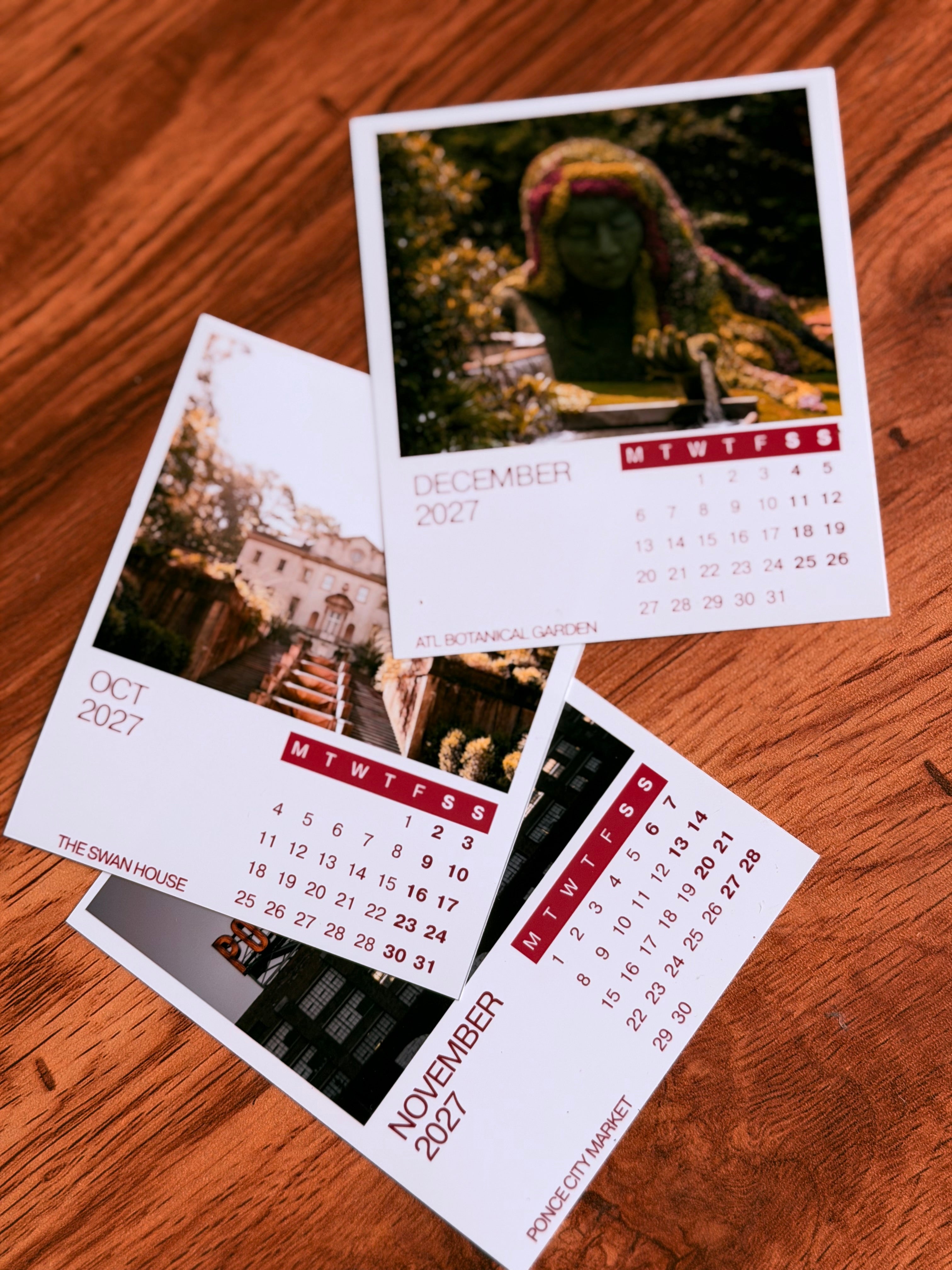 A Year (12 months) in Moments – Magnetic Calendar